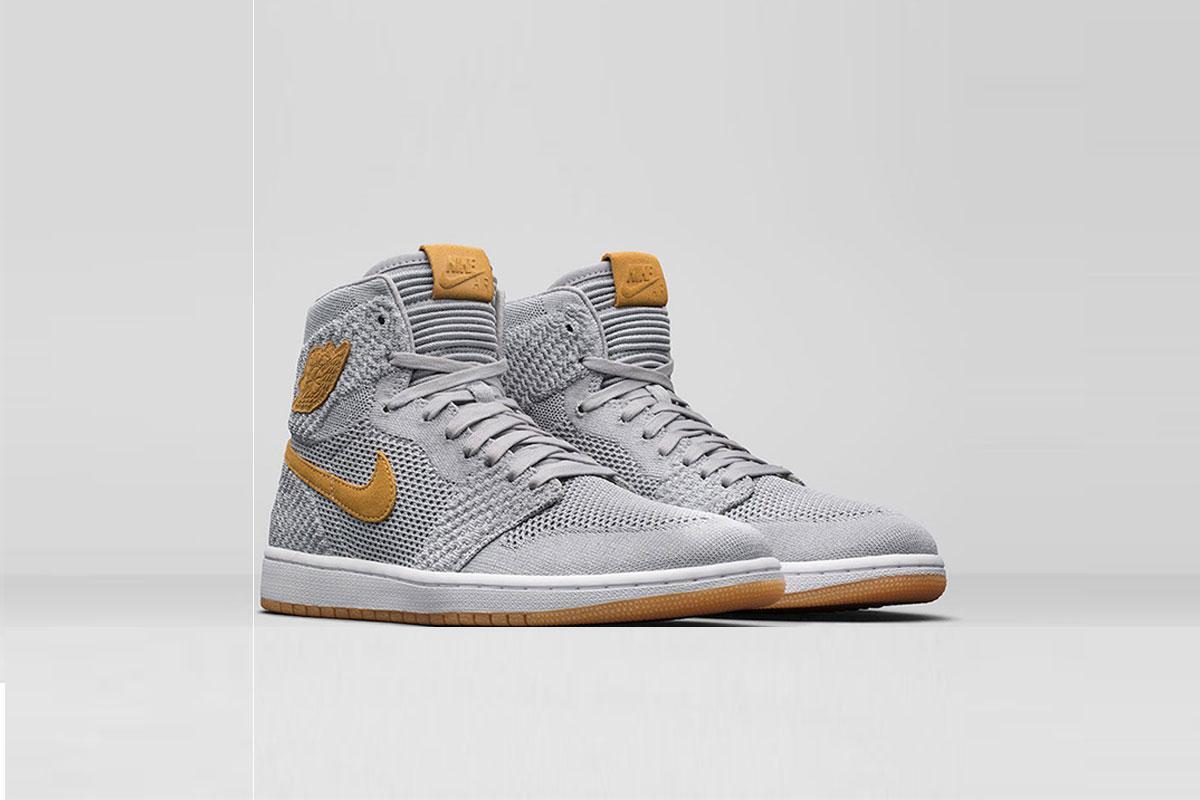 Air Jordan 1 Retro High Flyknit Wolf Grey 919704 025 AFEW STORE